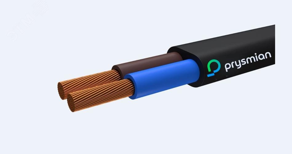 Изображение товара Провод ШВВП 2х0.75 черный (м)