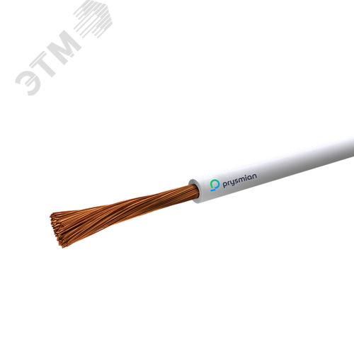 Провод силовой установочный ПуГВнг(А)-LS 1х1,5 (100м) белый - фото 1