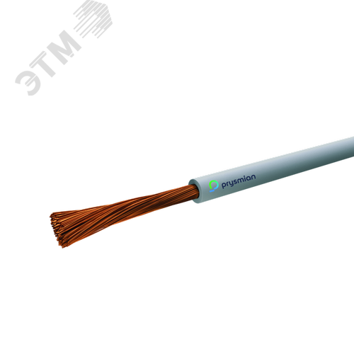Провод силовой установочный ПуГВнг(А)-LS 1х1,5 (100м) серый - фото 1