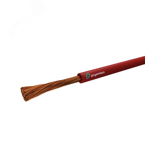 Провод силовой ПуГВнг(А)-LS 1х4 Красный - фото 1