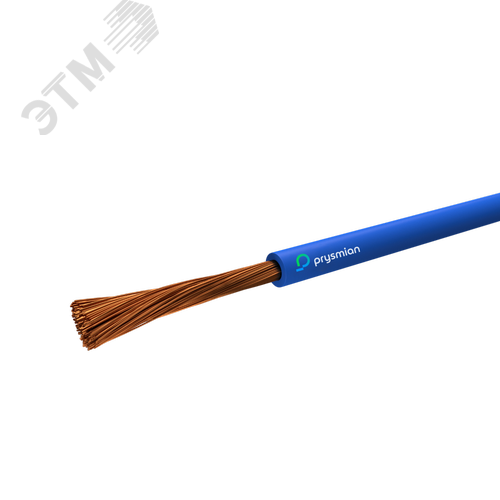 Провод силовой установочный ПуГВнг(А)-LS 1х1,5 (100м) синий - фото 1