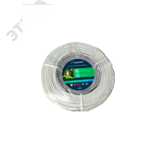 Провод ШВВП 3x0.75 белый 0,38 кВ 200м - фото 2