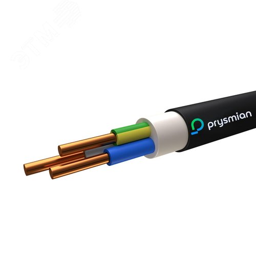 Кабель силовой ВВГнг(А)-LS 3х2.5-0,660(N.PE)с           заполнением - фото 1