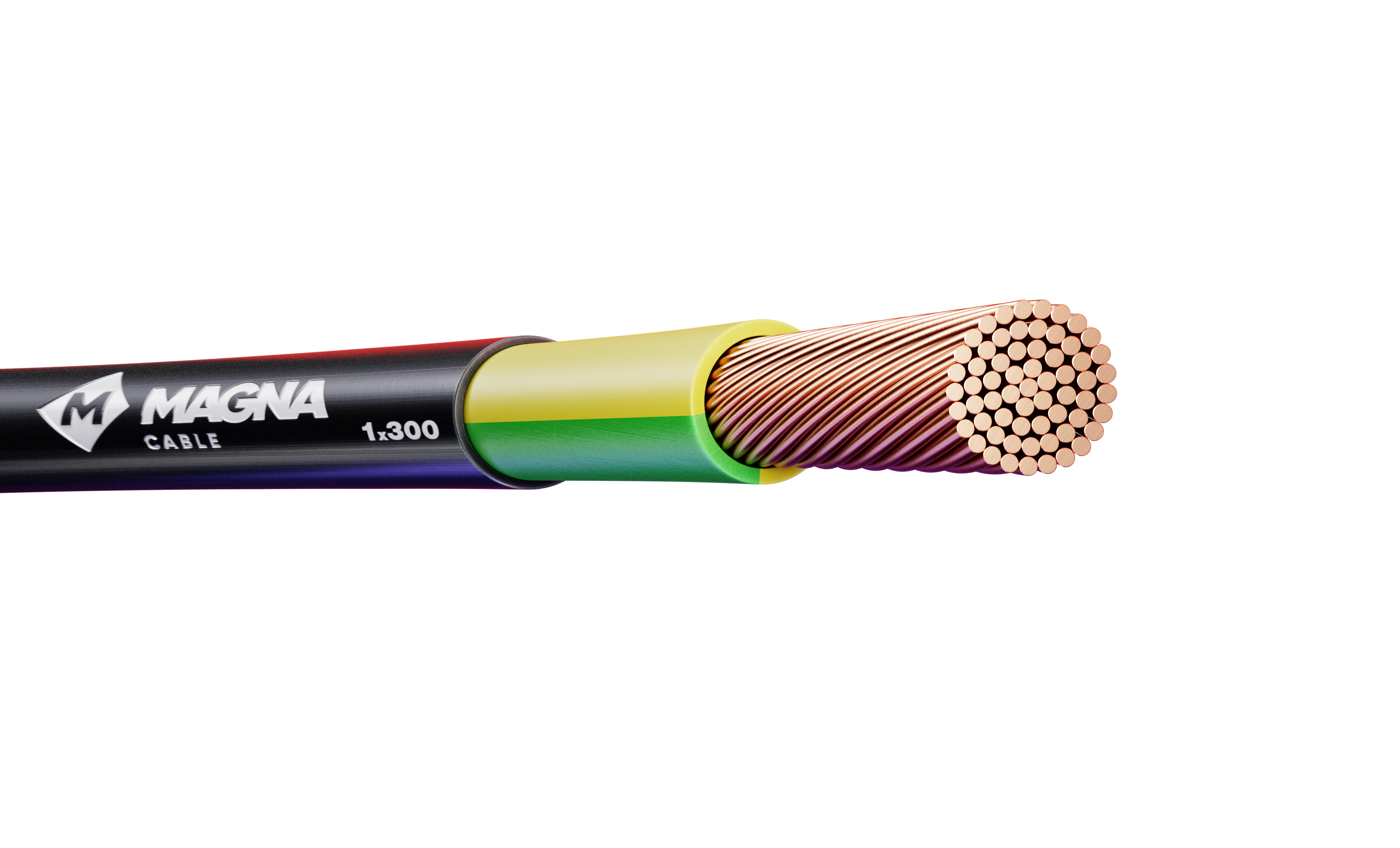 Кабель силовой ППГнг(А) HF 1х300 мк (PE )-1 ТРТС ж/з