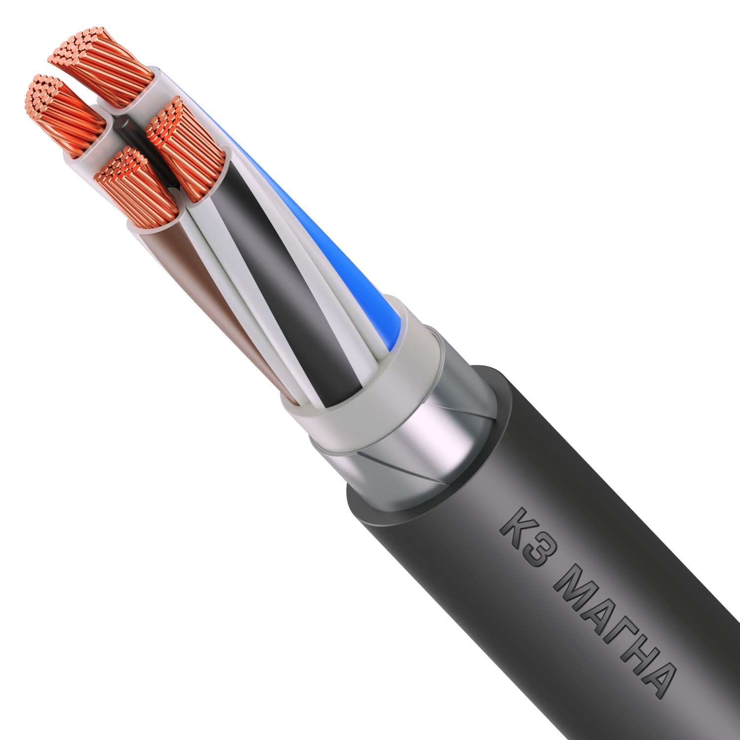 Кабель силовой ВБШв нг(А)-LS 4х150-мс-1 ТРТС многопроволочный