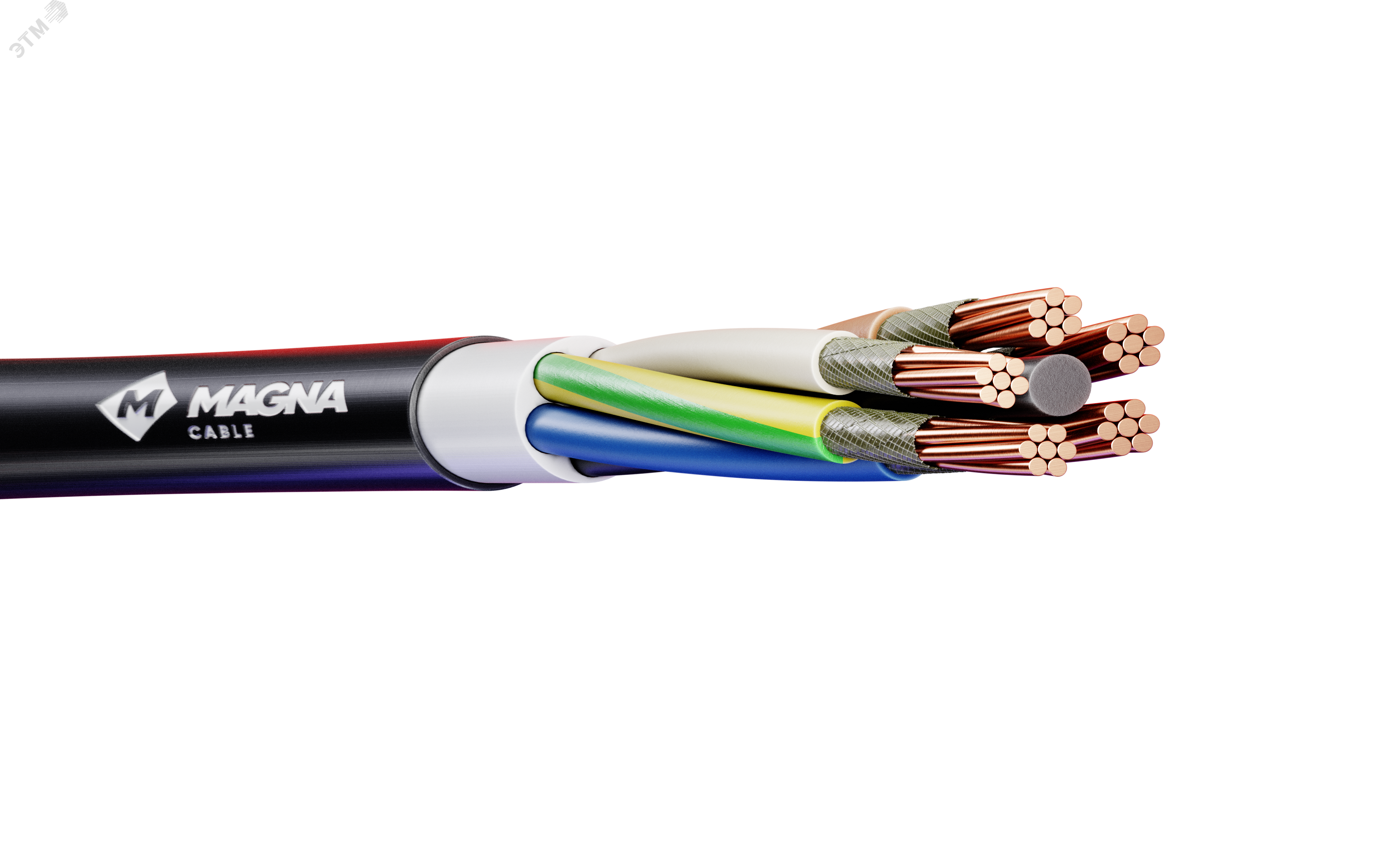 Изображение товара Кабель силовой ППГнг(А)-FRHF 5х35мк(N,PE)-0,66 ТРТС (м)