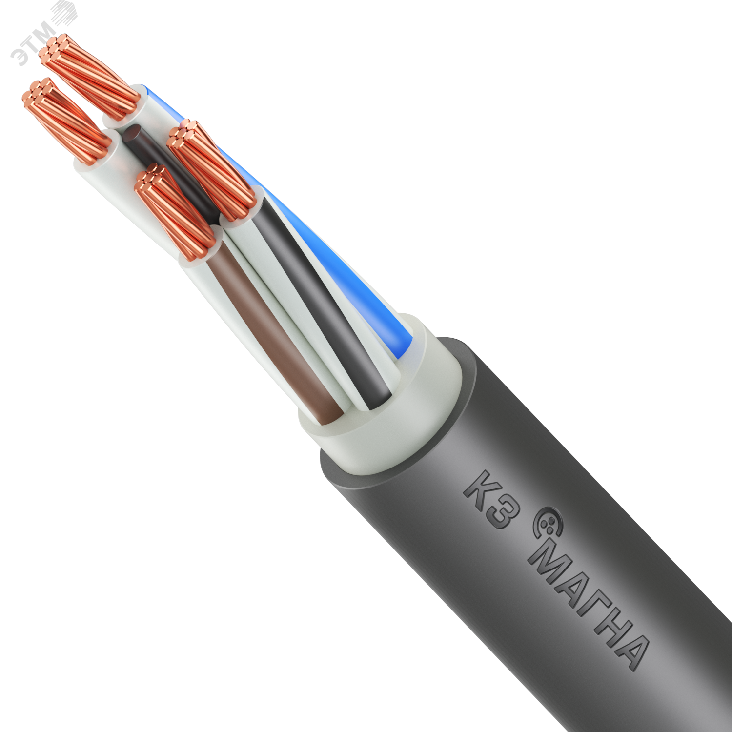 Изображение товара Кабель силовой ППГнг(А)-HF 4х25мк(N)-0,66 для стационарной прокладки