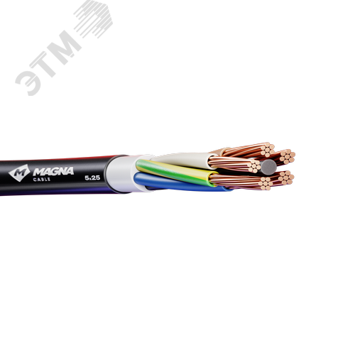 Кабель ППГнг(А)-HF 5х25 мк(N,PE)  0,66 - фото 1