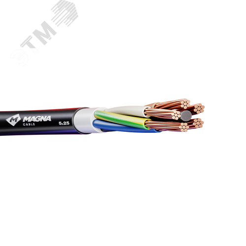 Изображение товара Кабель силовой ППГнг(А)-HF 5х25мк(N,PE)-1 ТРТС (м)