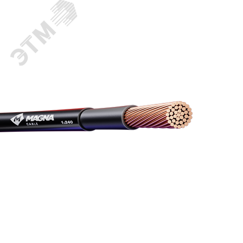 Кабель силовой ППГнг(А) HF 1х240 мк черный -1 ТРТС - фото 1