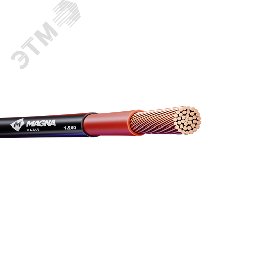 Кабель силовой ППГнг(А) HF 1х240 мк красный -1 ТРТС - фото 1