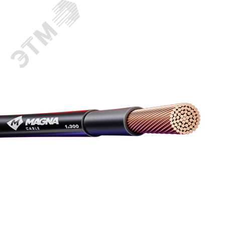 Кабель силовой ППГнг(А) HF 1х300 мк черный -1 ТРТС - фото 1