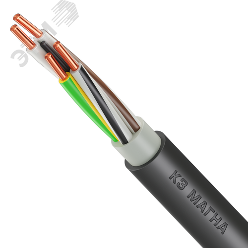 Кабель силовой ВВГнг(А)-LS 4х10ок(PE)-0,66 ТРТС - фото 1