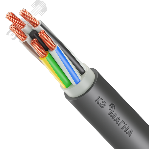 Кабель силовой ВВГнг(А)-LS 5х50мк(N, PE)-1 ТРТС - фото 1