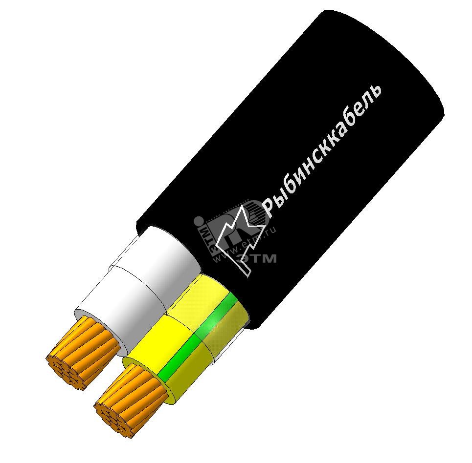 Кабель силовой КГ 2Х50 ТРТС РЫБИНСККАБЕЛЬ