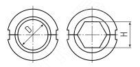 Матрица для алюминиевого зажима круглая А-51/60т 62252 КВТ - превью 4
