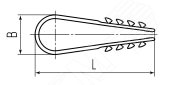 Дюбель-хомут(нейлон) ДХ 5-10 (б) (100шт.) (Fortisflex) 56866 КВТ - превью 3