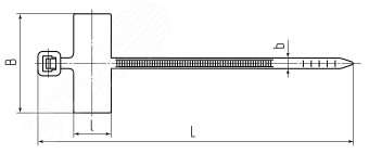 Стяжка нейлоновая КСМ 3x200 (бел) (100шт) 53314 КВТ - превью 3
