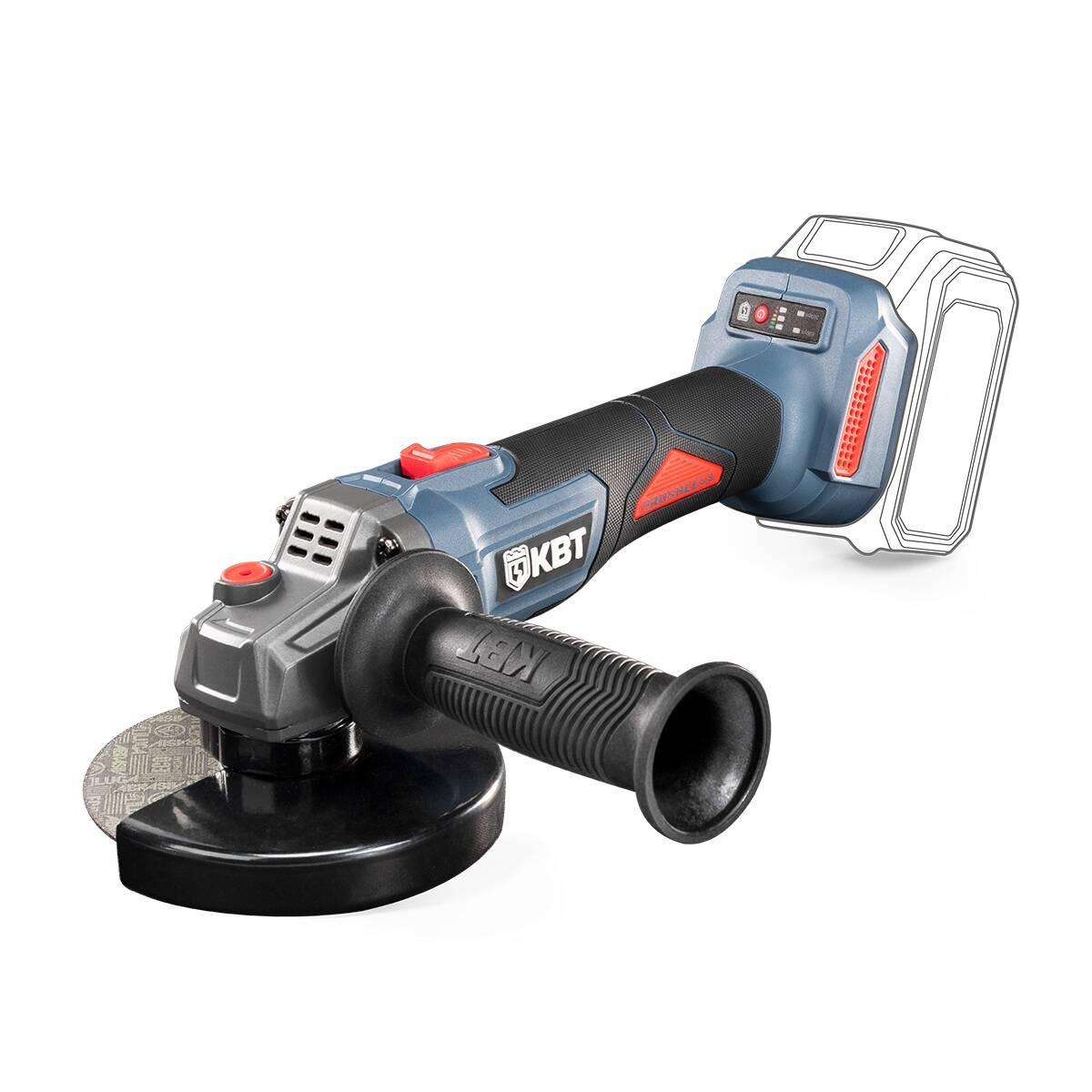 Машина угловая шлифовальная УШМ GB-20-125 без АКБ и  ЗУ серия ПРОФИ с максимальным размером оснастки до 125 мм