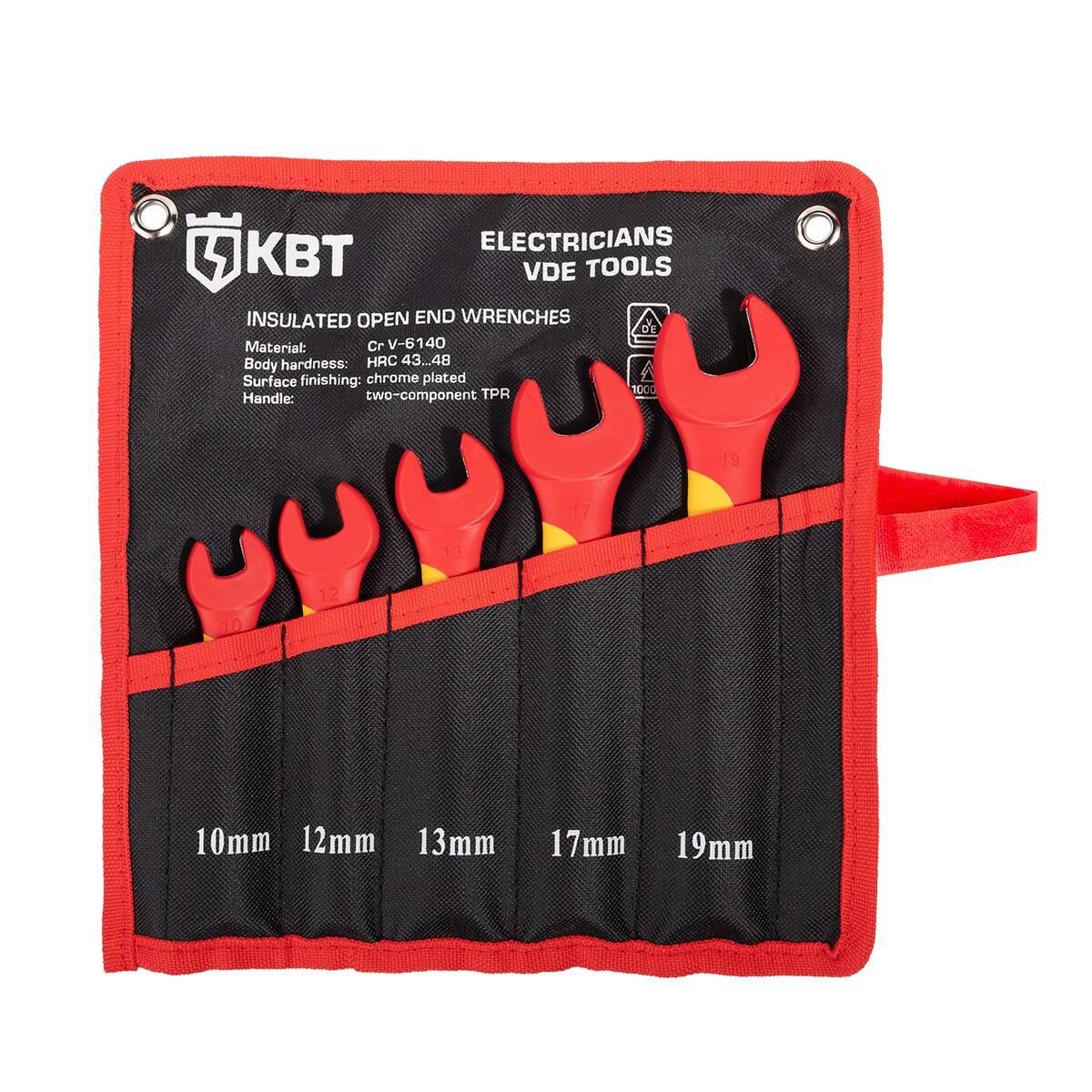 Набор диэлектрических однорожковых ключей НИК-Р-05 серия ПРОФИ для работ под напряжением до 1000 В