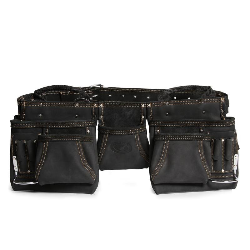 Сумка-пояс монтажника кожаная СК-12 серия DEAD BULL