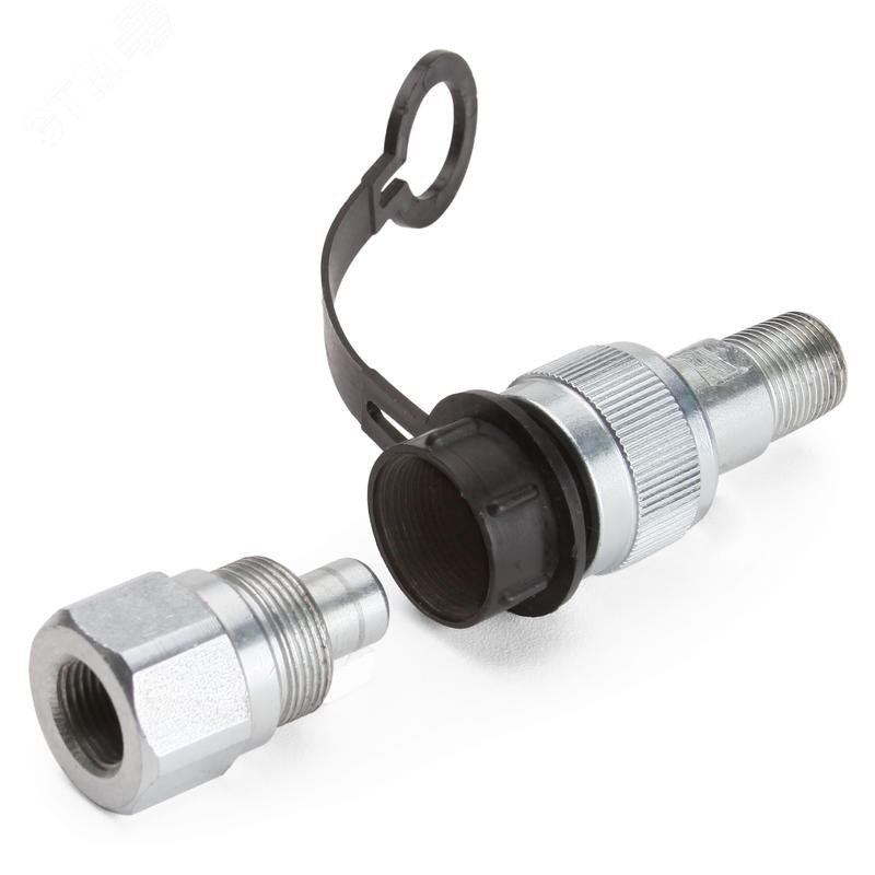 Изображение товара Быстроразъемное соединение БРС-3/8 для гидравлических устройств