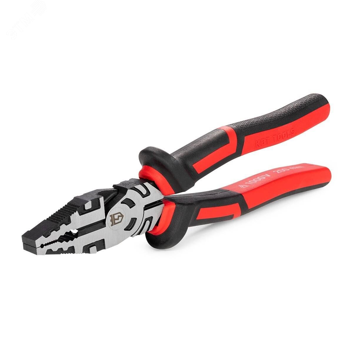 Изображение товара Пассатижи диэлектрические 200 мм серия ERGOLINE для работ под напряжением до 1000 В (шт)