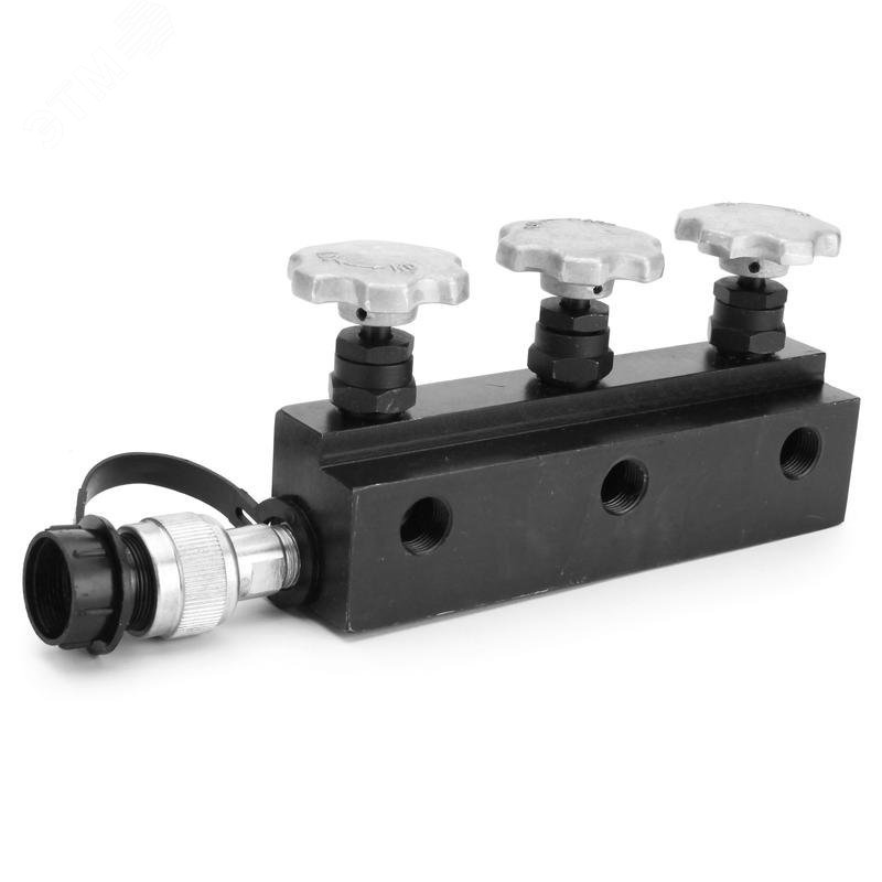 Изображение товара Кран распределительный КГР-3 гидравлический - мощное соединение для систем 70 МПа