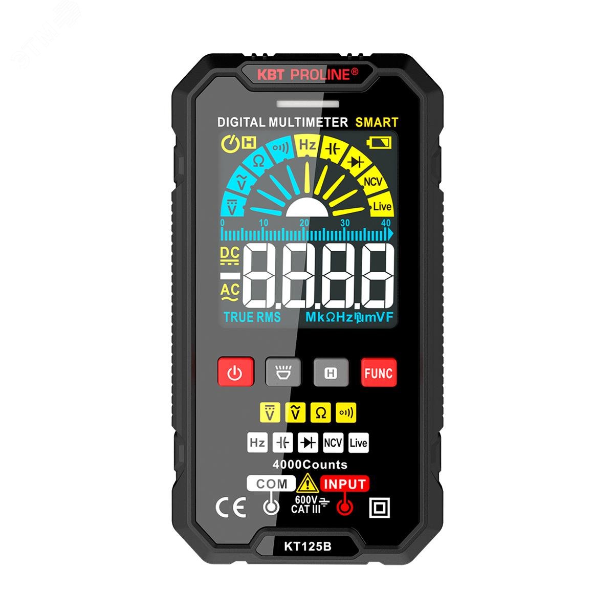 Изображение товара Мультиметр цифровой KT 125В серия PROLINE (шт)