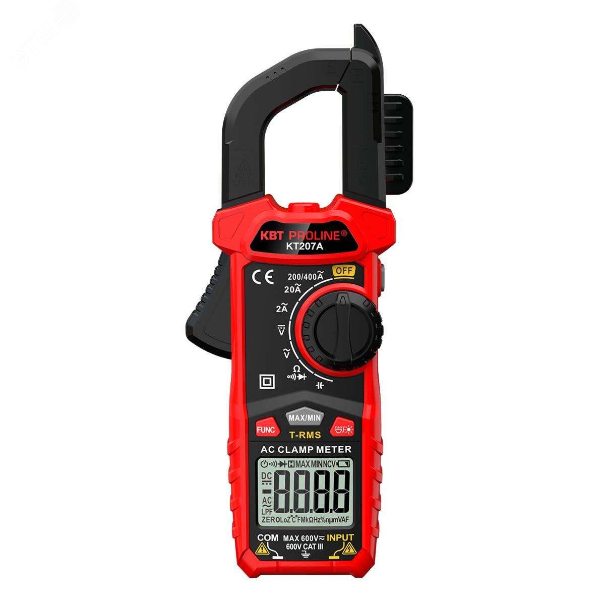 Изображение товара Клещи токовые цифровые KT 207A серия PROLINE (шт)