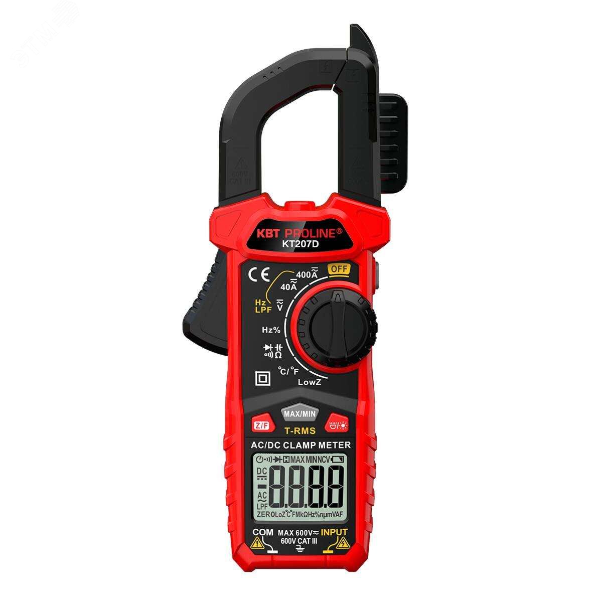 Изображение товара Клещи токовые цифровые KT 207D серия PROLINE (шт)