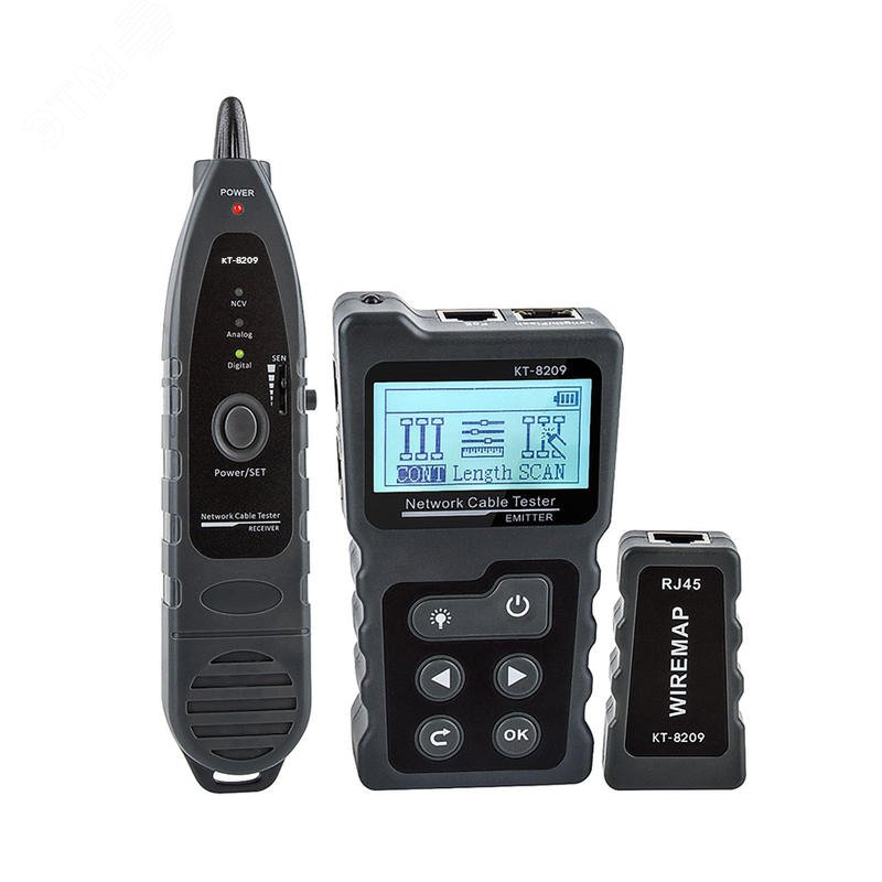 Изображение товара LAN-тестер витой пары с РоЕ KT 8209 серия PROLINE (шт)