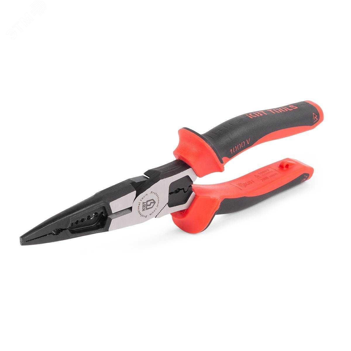 Изображение товара Длинногубцы многофункциональные диэлектрические 200 мм серия СТАНДАРТ