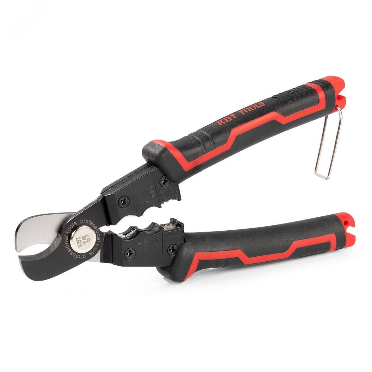 Изображение товара Кабельные ножницы МС-10 серия ПРОФИ для резки и зачистки проводов