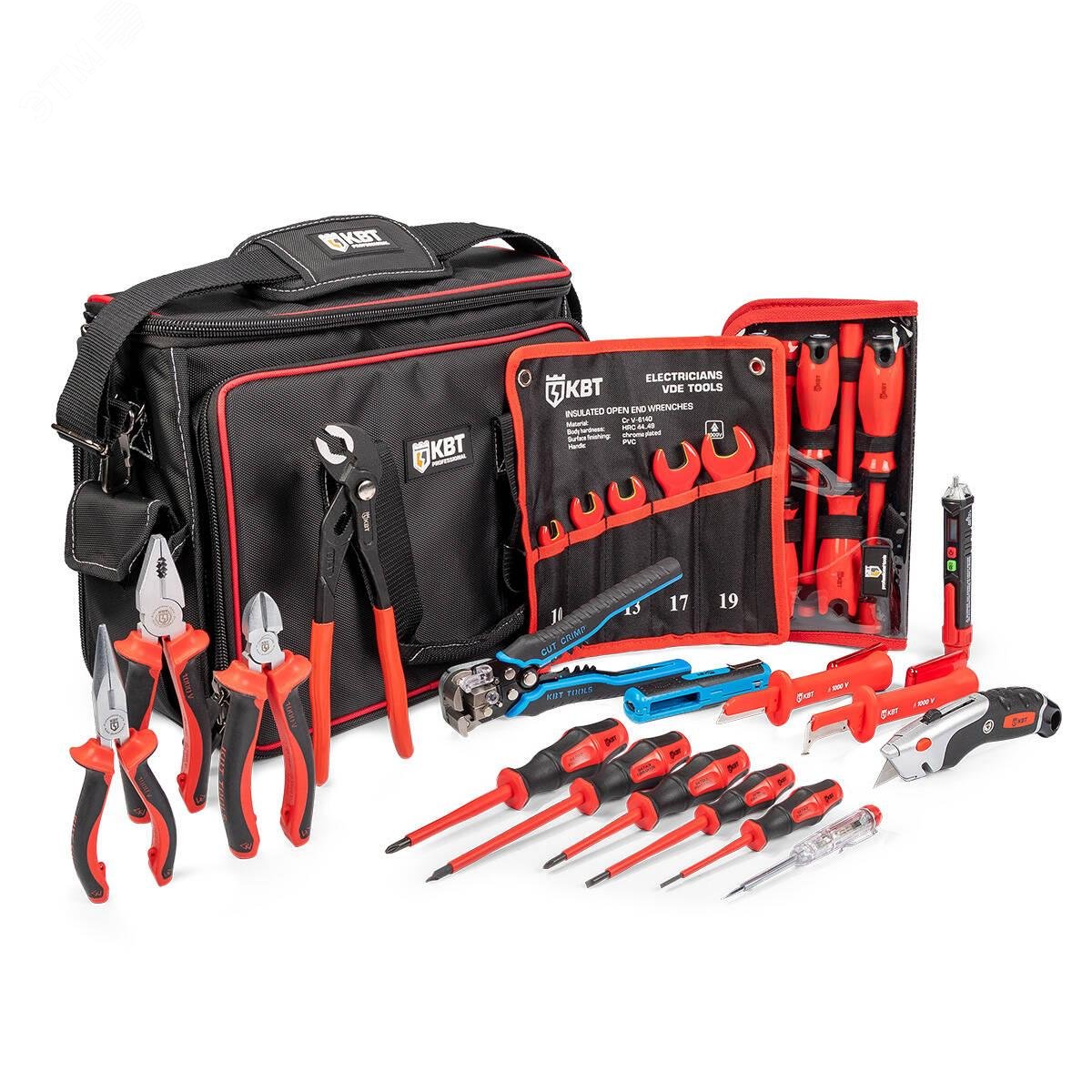 Изображение товара Набор инструментов электрика НИЭ-12 для электромонтажных работ