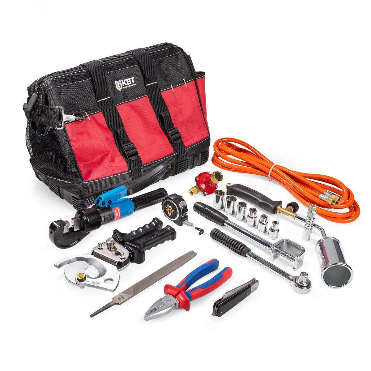 Изображение товара Набор инструментов для монтажа муфт НИМ-70 КВТ Россия 9 предметов