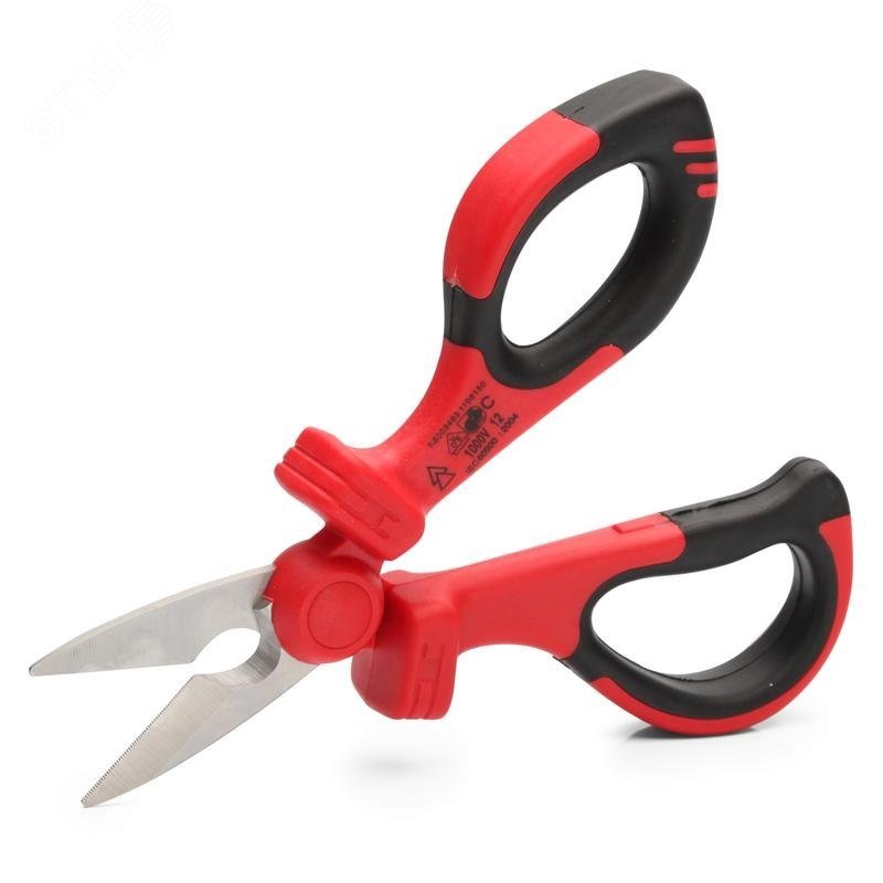 Изображение товара Диэлектрические ножницы серии ПРОФИ НИУ-02 для работы под напряжением до 1000 В