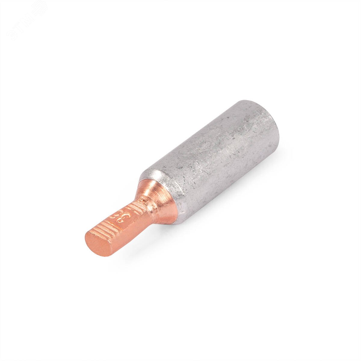 Изображение товара Кабельный штыревой алюмомедный наконечник НШАМ-П 35-13 для кабелей и проводов