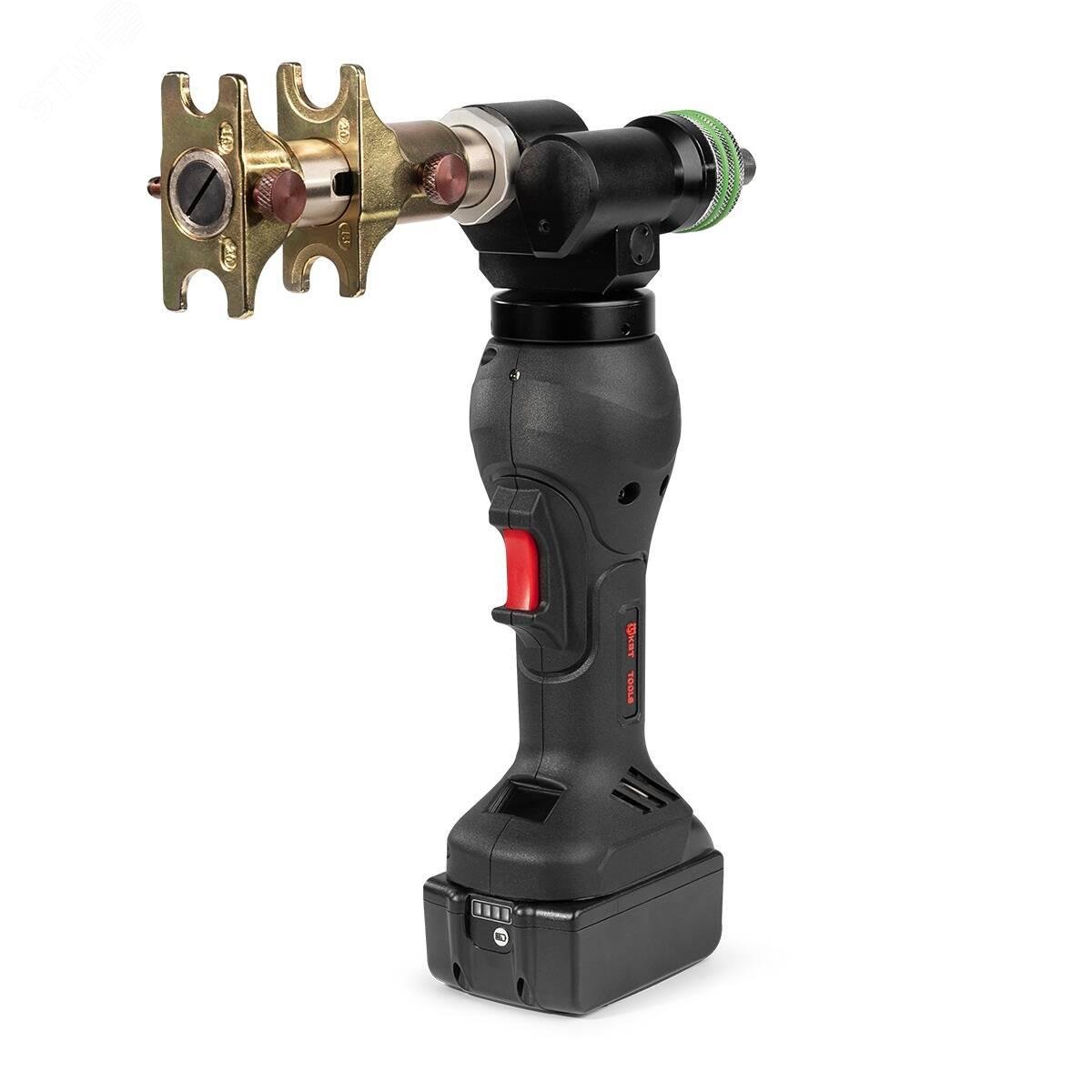 Изображение товара Пресс гидравлический аккумуляторный ПГРА-СЗР-32 серия ПРОФИ универсальный для монтажа аксиальных фитингов (с надвижной гильзой) в трубопроводных системах с использованием многослойных композитных труб (шт)