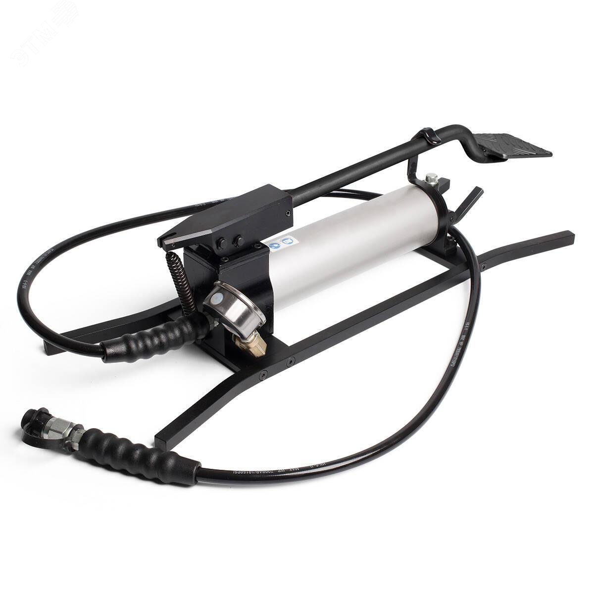 Изображение товара Гидравлическая ножная помпа ПМН-7012А серии ПРОФИ 700 бар 1.2 л