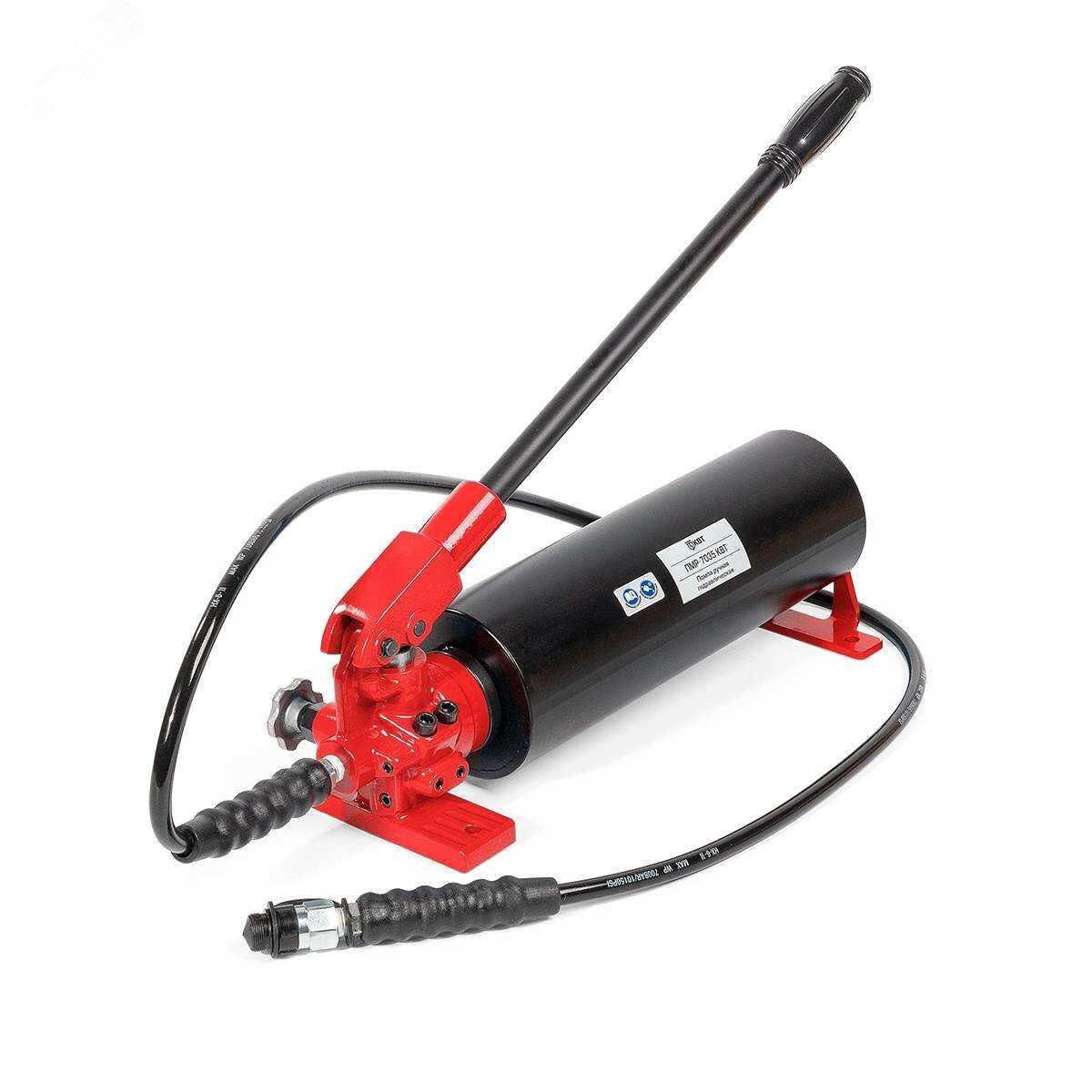 Изображение товара Гидравлическая помпа ручная ПМР-7035 с рукавом и кейсом