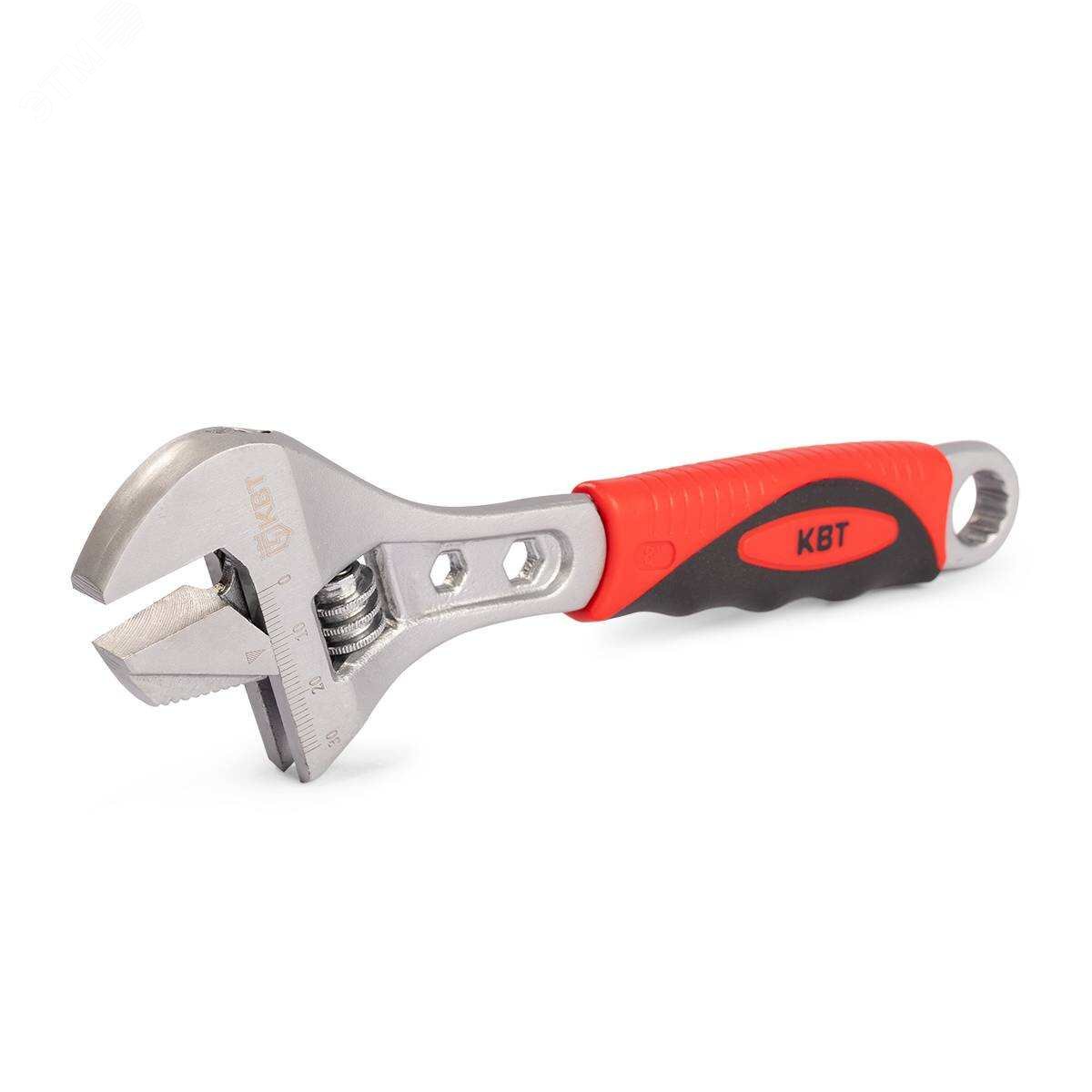 Изображение товара Ключ разводной РКП-200 серия PROFESSIONAL 28 мм трубный ключ 5.5-12 мм встроенные