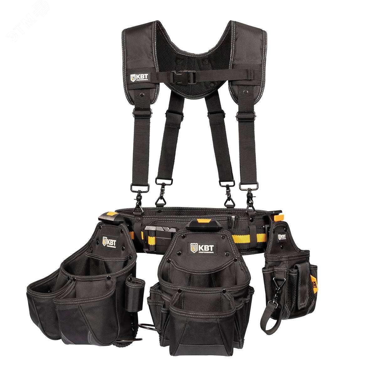 Изображение товара Комплект модульных сумок на поясе СМ-14 QUICK-LOCK для инструментов