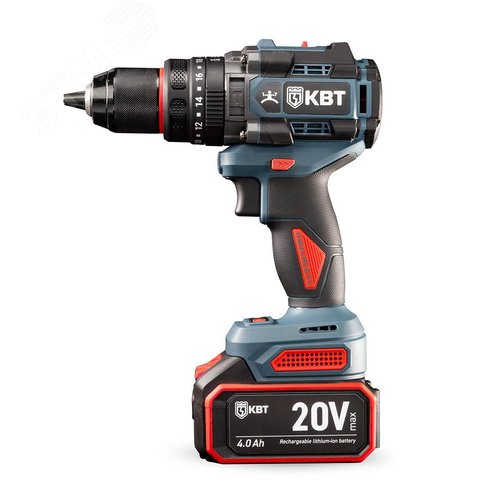 Дрель-шуруповерт DB-20-160 ударная аккумуляторная бесщеточная с максимальным размером оснастки до 13мм - фото 3