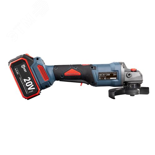 Машина угловая шлифовальная GB-20-125R с          поворотной рабочей головой, регулировкой частоты  вращения и максимальным размером оснастки до 125   мм - фото 4