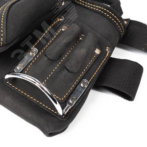 Сумка-пояс монтажника кожаная СК-12 серия DEAD BULL - фото 6