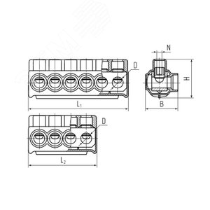 Набор клеммников НК-15 (SV-15: 3х KE 10.1+1х KE 10.3) - фото 3