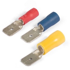 Разъем кабельный плоский изолированный «папа РПИ-П 2.5-(4.8) серия ПРОФИ - фото 2