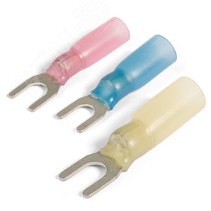 Наконечник кабельный вилочный изолированный НВИ-Т 2.5-5 серия ПРОФИ - фото 2