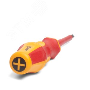 Отвертка диэлектрическая PH/FL2х100 серия ПРОФИ для работ под напряжением до 1000 В - фото 2